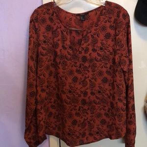 Long sleeve blouse